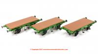R60014 Hornby L&MR Flat Bed Wagon Pack for Stephenson's Rocket - Era 1